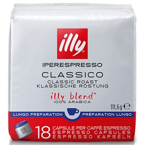 ILLY CUBO 18CPS HOME LUNGO  BLU