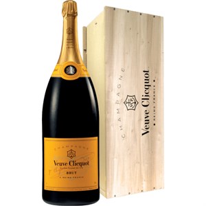 Veuve Clicquot Champagne Yellow Label  Cassetta In Legno
