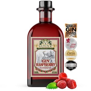 Gin V-sinne Raspberry 40% 50cl.